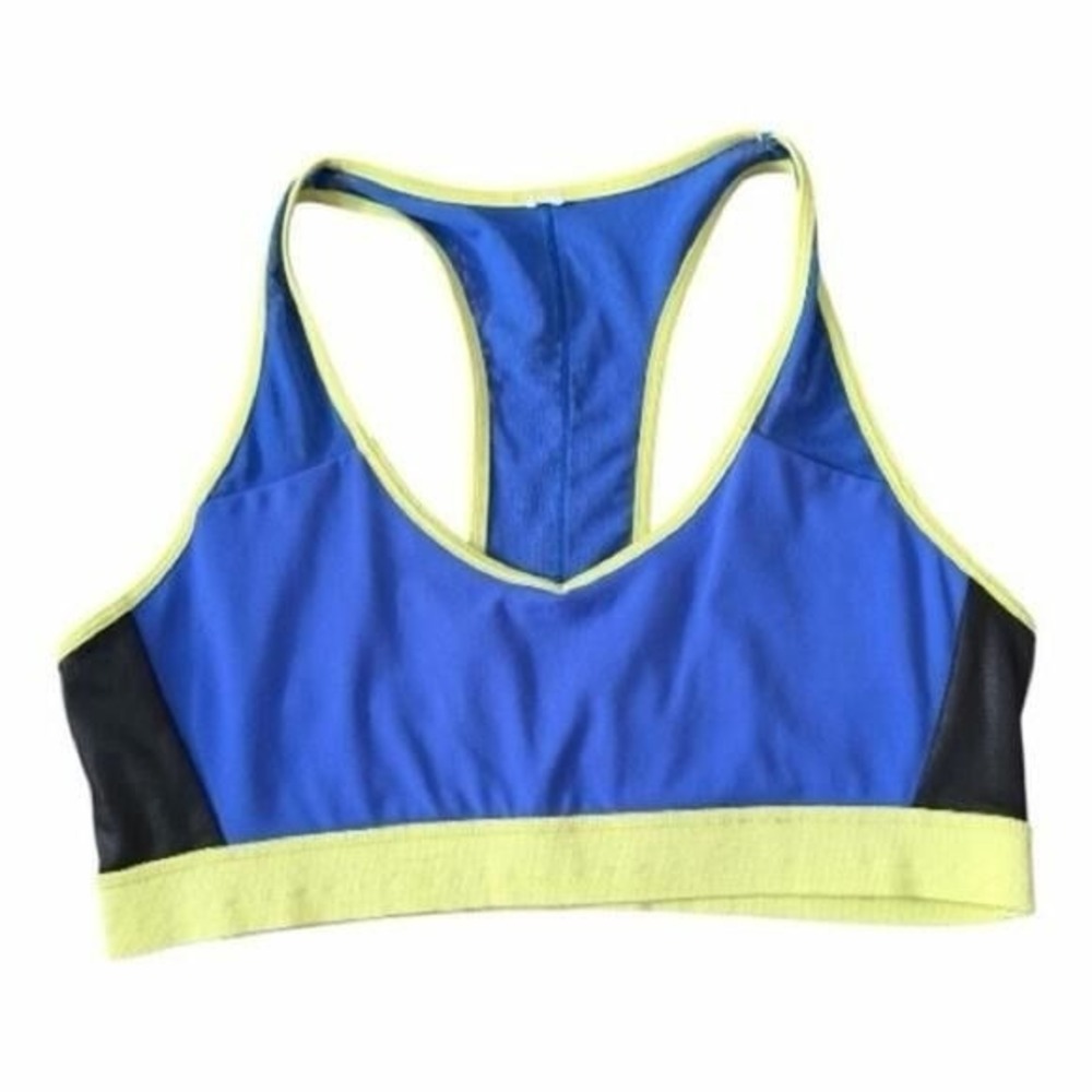 ALO Yoga Sports Bra Medium Racerback‎ Mesh Inset